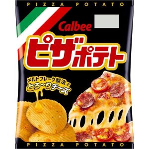 Calbee Pizza Kartoffel knusprige Chips & authentische Pizza Geschmack -tokyo Snack Land – 60g