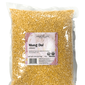 Mung Dal Bohnen, gelb, organisch, geschält