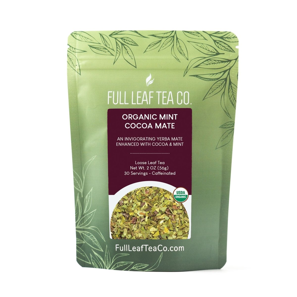 Bio-Minze Kakao Mate Retail Taschen – Fall von 6
