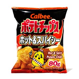 Calbee Kartoffelchips: heiß & würzig
