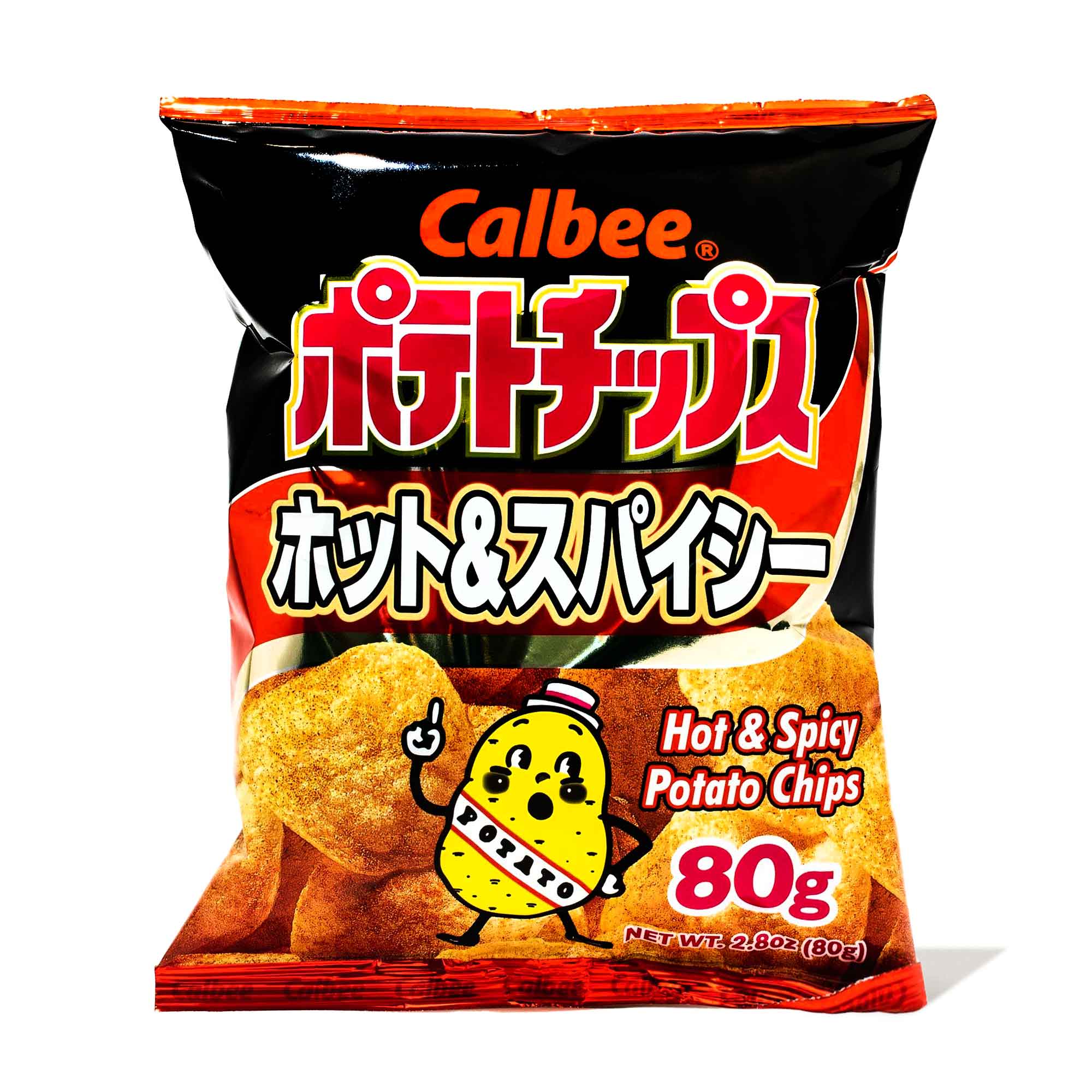 Calbee Kartoffelchips: Hot & scharf