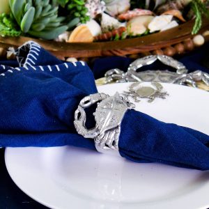 Arthur Court – Krabbenserviettenringe – 4er Set