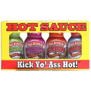 Ass Kickin’ Mini-scharfe Sauce 4 Packung, 4/.75oz.
