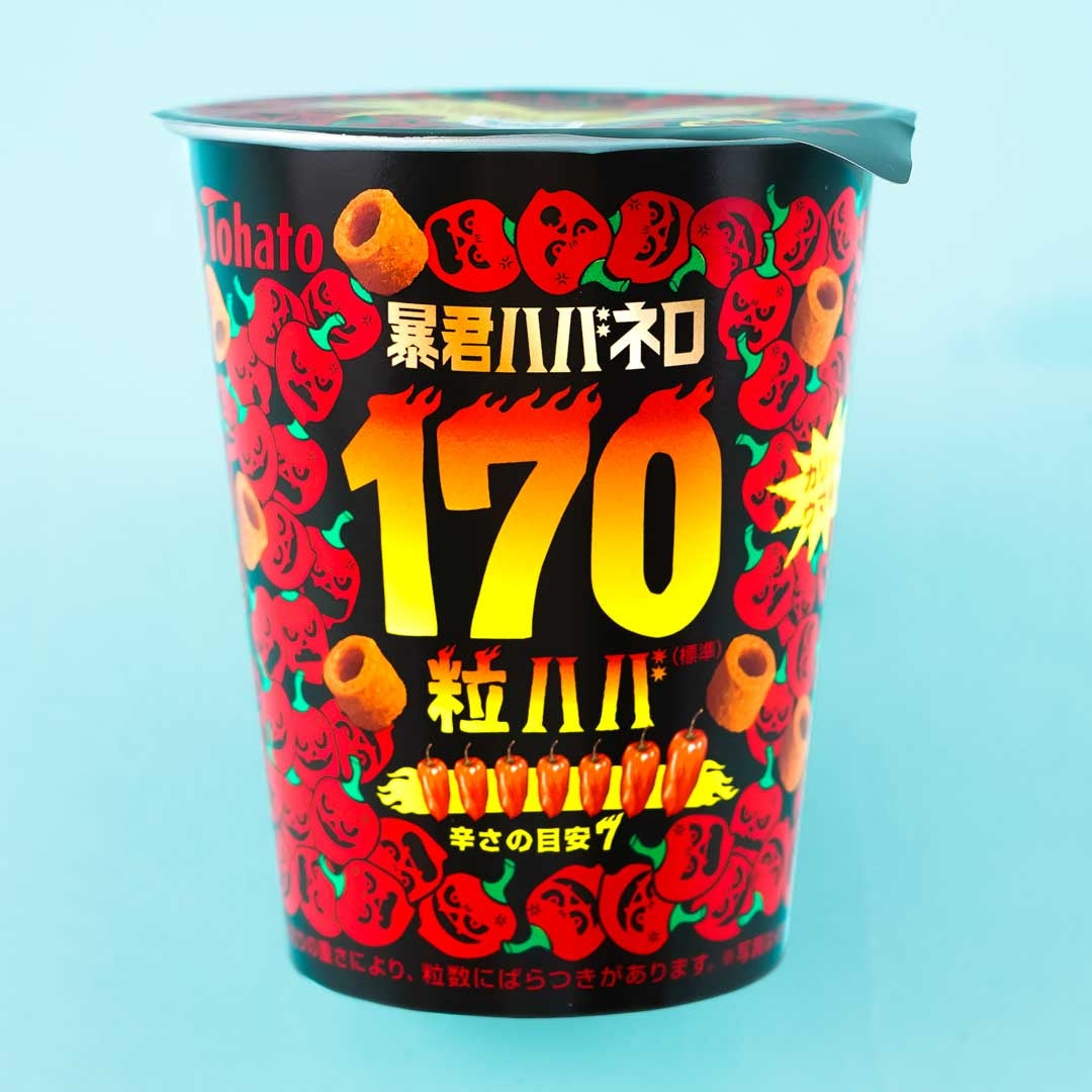 Tohato Bokun Habanero 170 Grains scharf Kartoffelring Snack Tasse