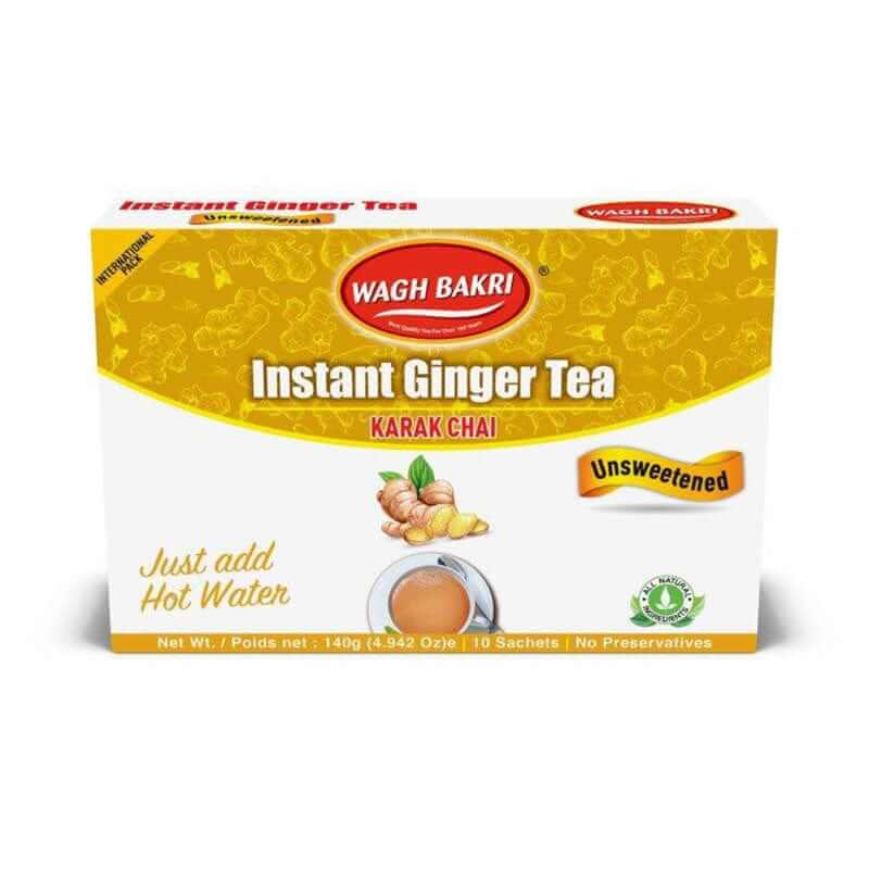 Wagh Bakri Instant Ingwer Tee ungesüßt