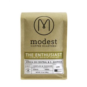 Bescheidene Kaffeeröster – Der enthusiastische Kaffee, 12 oz – 6er Packung