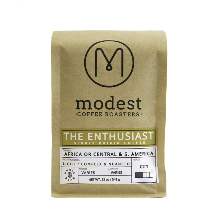 Bescheidene Kaffeeröster – Der enthusiastische Kaffee, 12 oz – 6er Packung