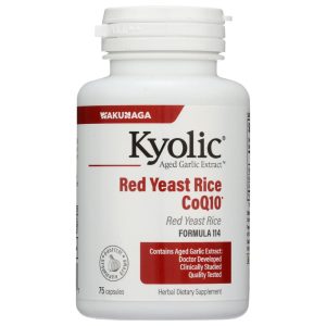 Kyolic rote Hefe Reis + Kapseln, 75 Kapseln – CoQ10