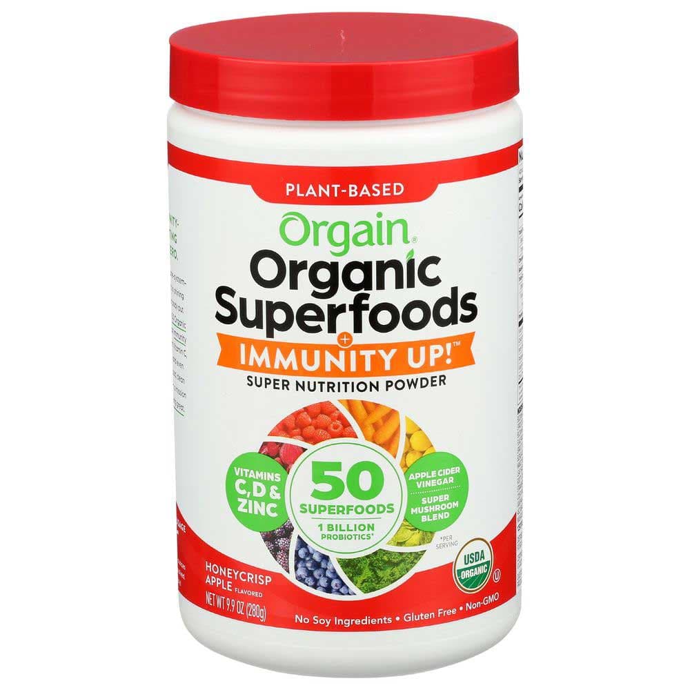 Orgain – Bio Grüns Pulver + Immunität 50 Superfoods – 9,9 Unzen