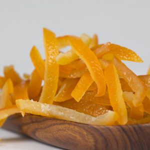 Orangenschalenstreifen