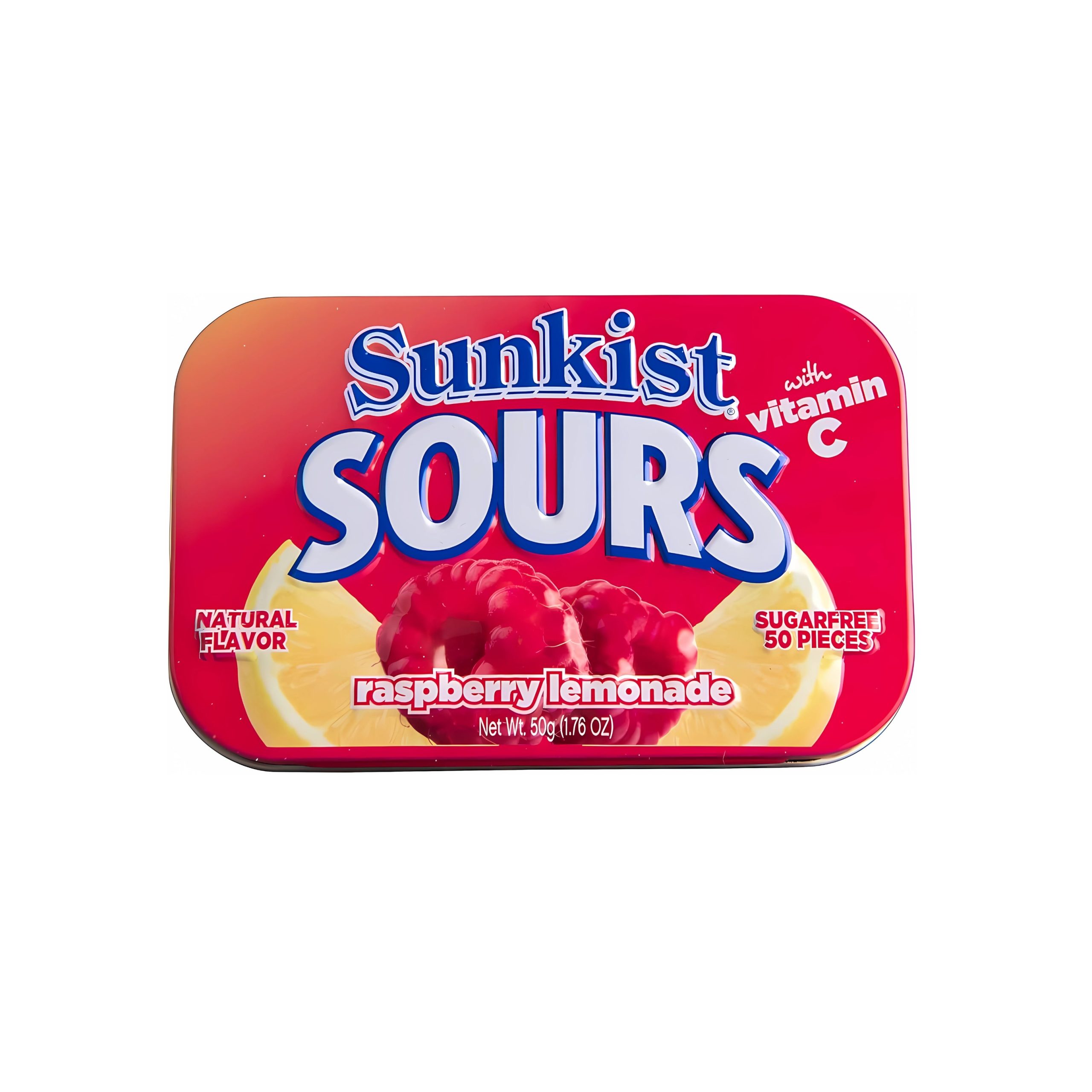 Sunkist saure Bonbons Dose Himbeerlimonade (Kanada)