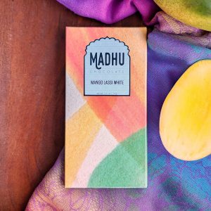 Madhu Schokolade Mango Lassi weiß Schokoladenriegel