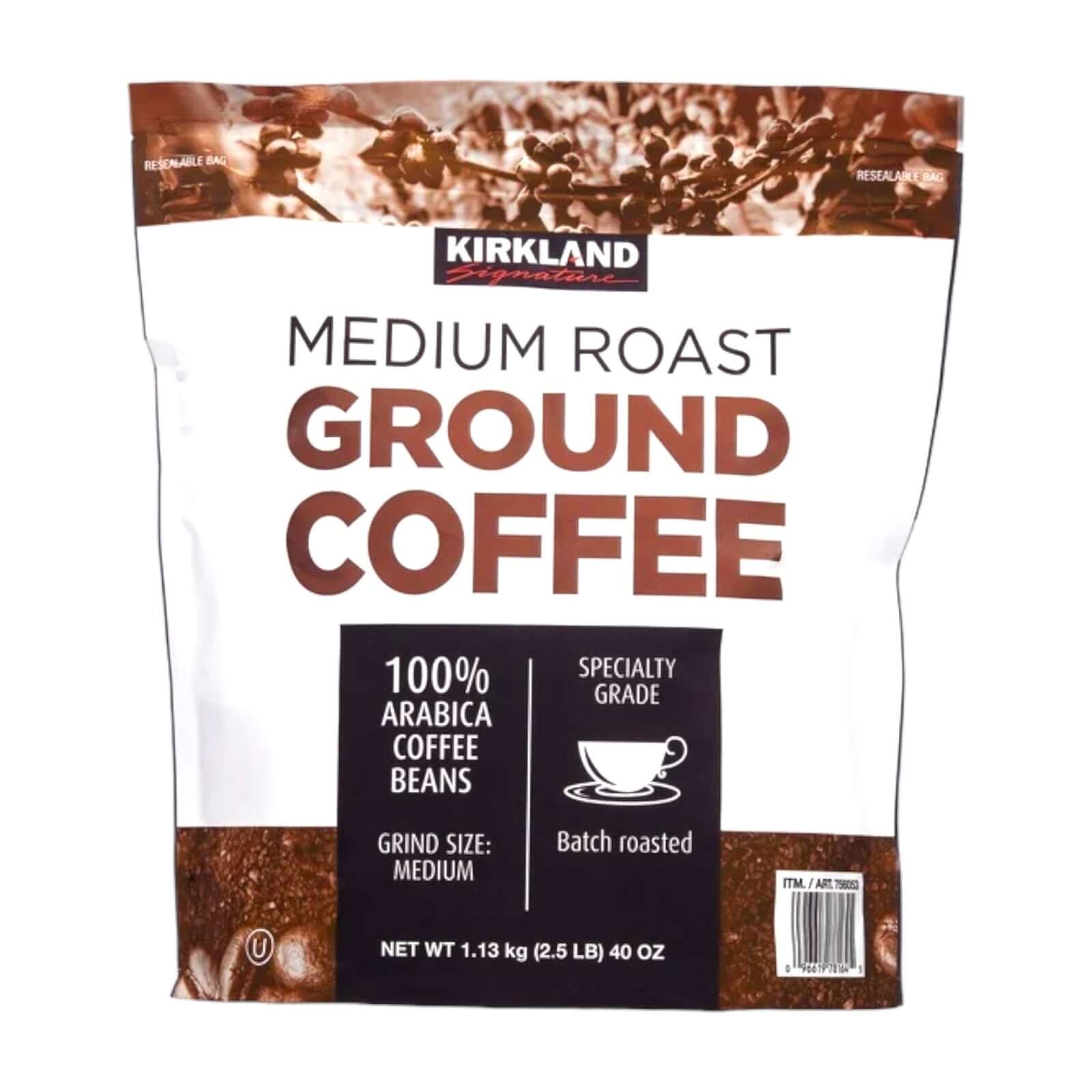 Kirkland Signature Gemahlener Kaffee mittel Roast