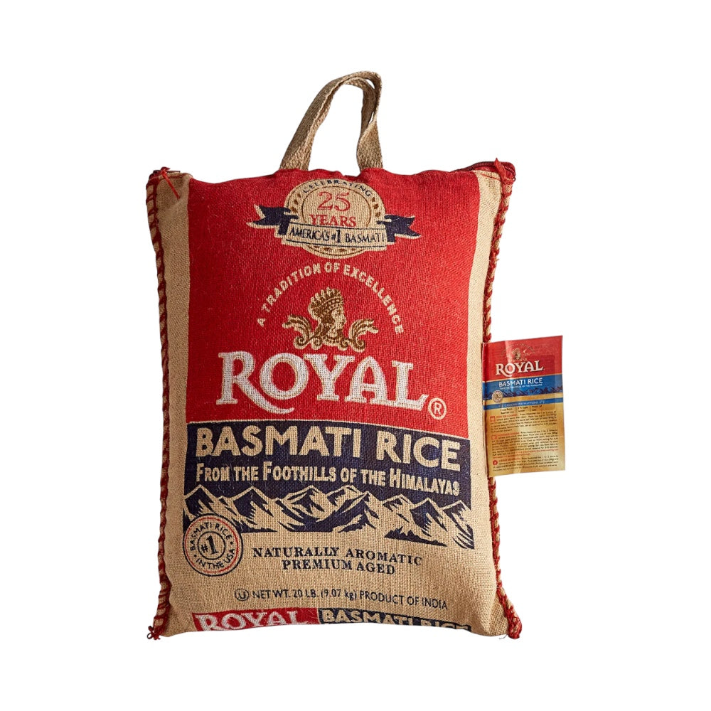 Premium Royal Basmati Reis 20LB – Authentischer Geschmack