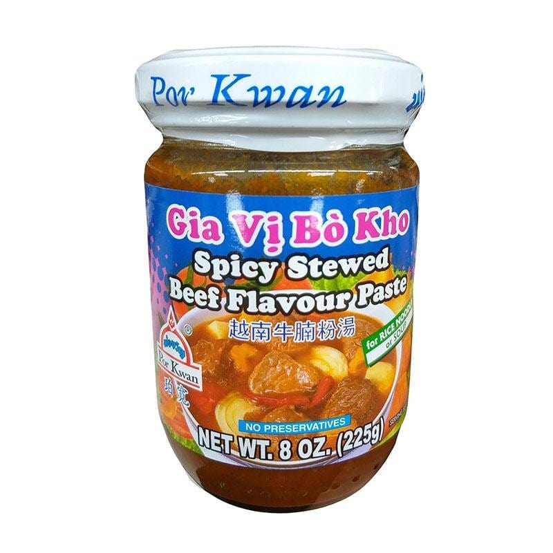 Por Kwan Würzig gedünstete Rindfleisch-Geschmackpaste