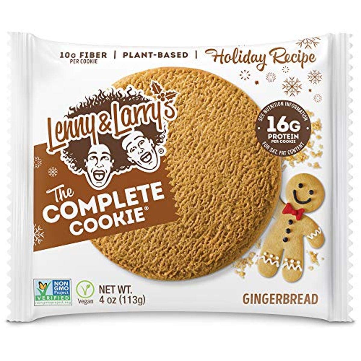 Lenny & Larry's – Der komplette Keks, Lebkuchen, 4 Unzen. – Packung mit 12 Stück