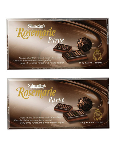 Schmerling's Rosemarie Parve Schweizer Schokoriegel, 3,5 oz (Packung mit 2)