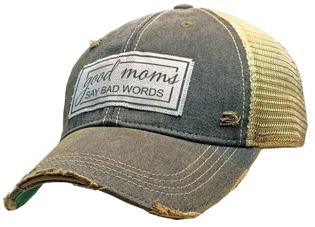 Good Moms Say Bad Words Trucker Hut Baseball Mütze
