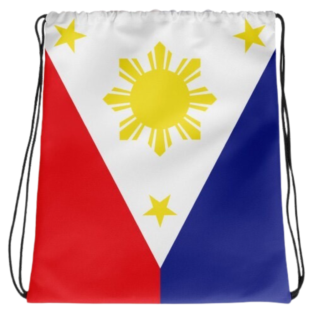PHILIPPINES Flagge Kordelzug Rucksack Tasche – 41cm X 32cm