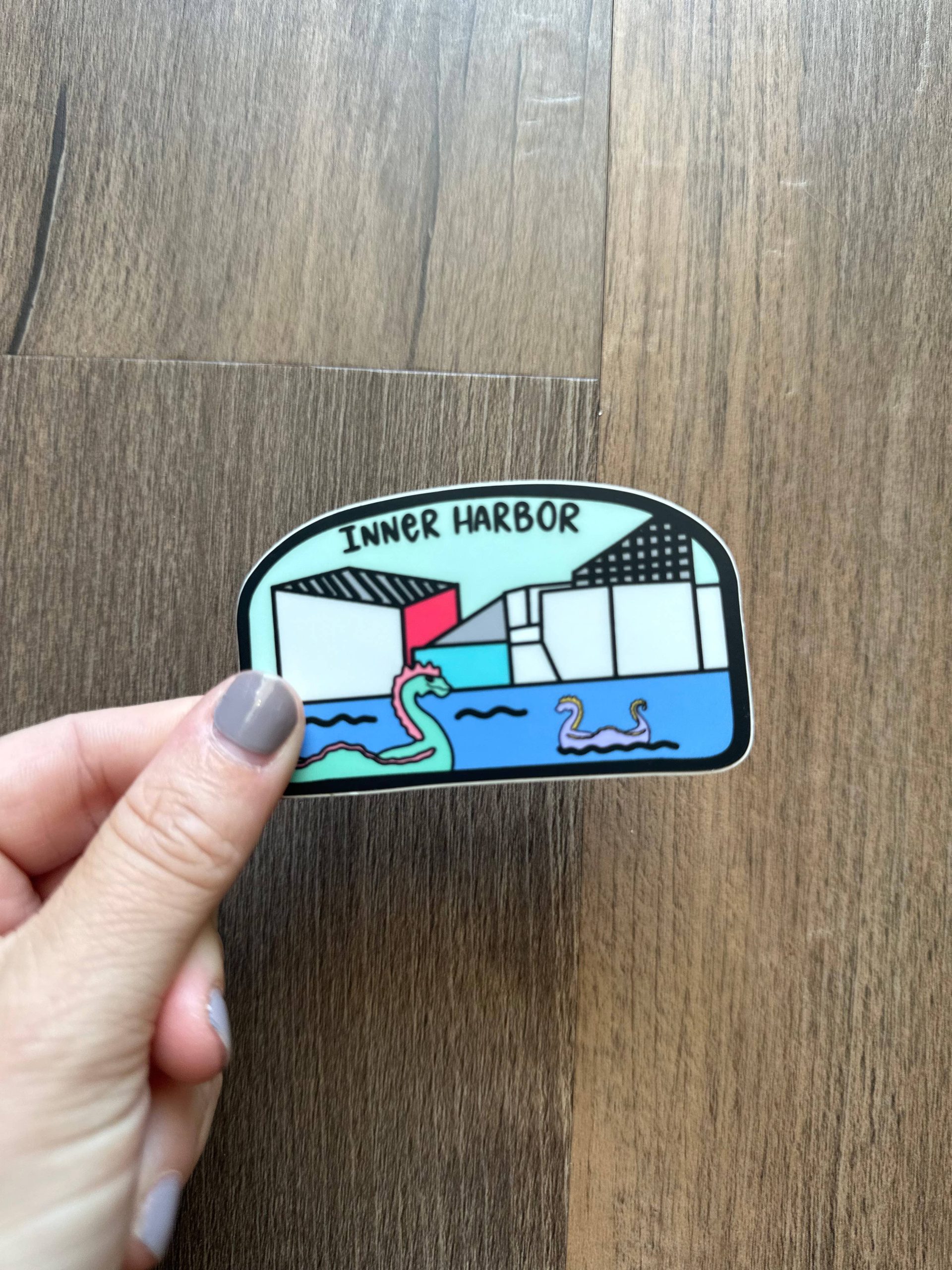Die Buchstaben mdn – Inner Harbor Baltimore Maryland Abzeichen Vinyl Aufkleber