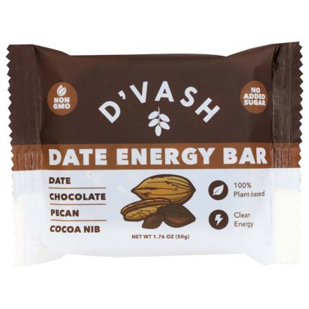 Dvash Organics – Bar Date Energy Choc Pekannuss, 1,76 Oz – Packung mit 36 Stück