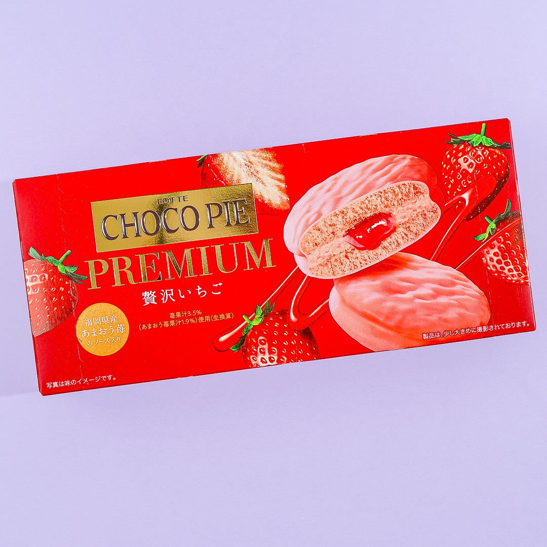 Lotte Choco Kuchen Premium Box – Luxus Erdbeere