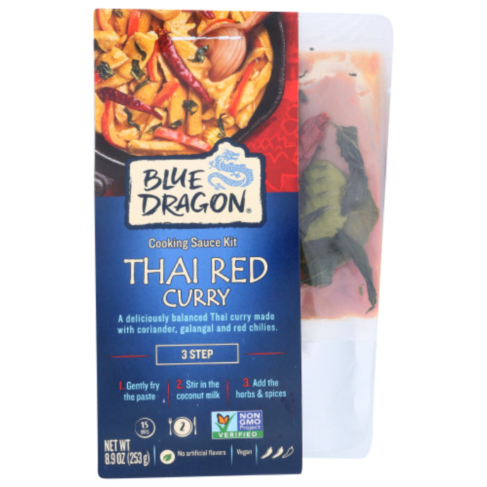 Blauer Drache – Curry Kit Thai Rot 3 Schritt, 8,9 oz (Packung mit 6)