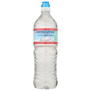 Crystal Geyser – Alpine Spring Wasser natürliche Sportkappe, 23,7 Floz