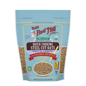 Bob's Red Mill Bio Quick Cooking Stahl geschnitten Hafer, 22 oz
