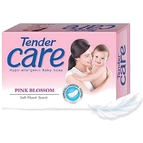 Zarte Pflege – Hypoallergene Babyseife – Rosa Blüte – 115 G