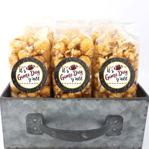 Weinrot und Gold – Schulgeist Popcorn Taschen