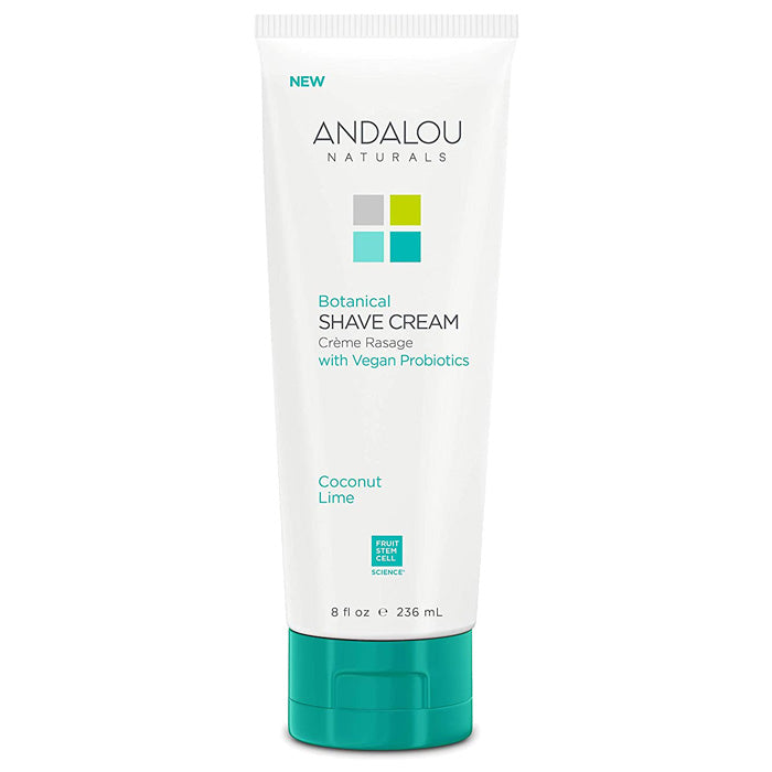 Andalou Naturals Botanical Shave Creme Kokosnuss Limette, 8 fl oz