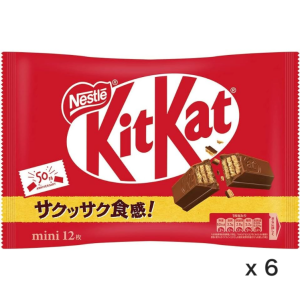 Kit Kat mini 12-15 einzeln verpackt begrenzt verkaufen nur japan x 6 taschen – tokyo sakura Mall