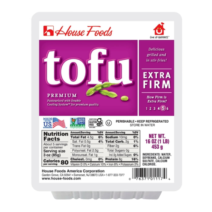 House Foods Tofu, 16oz – Multiple Geschmacksrichtungen – Packung mit 6