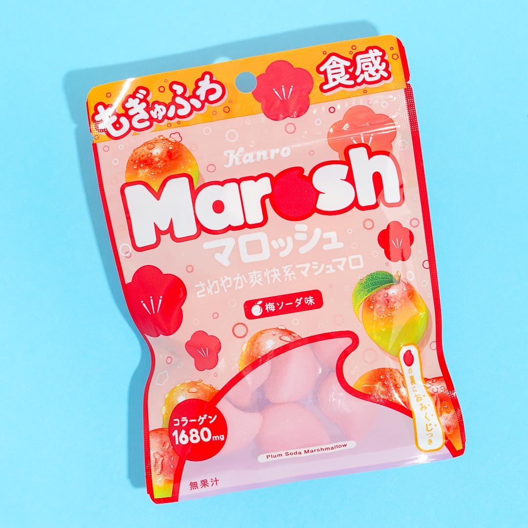Kanro Marosh Marsmallows für Pflaume Soda