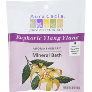 Aura Cacia Bad Mineral Euphoric Ylang, 2,5 oz – Packung mit 6