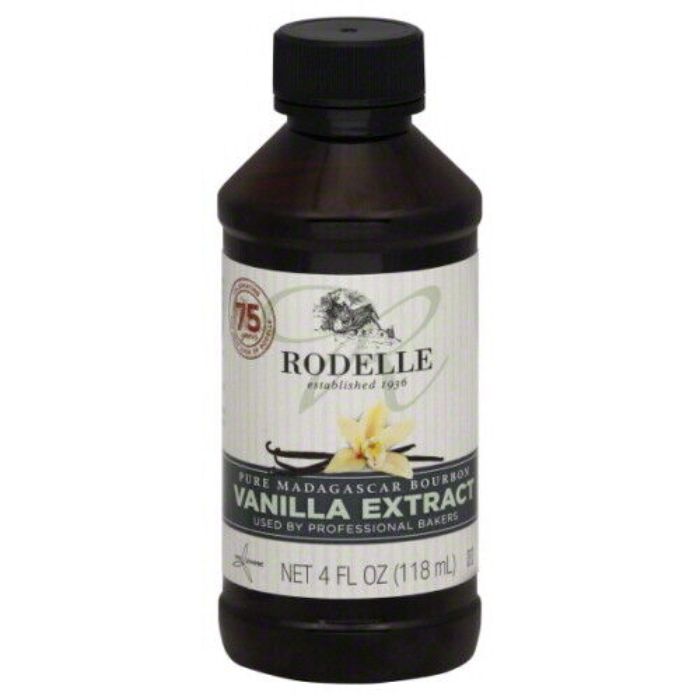 Rodelle – Extrakt Vanille rein, 4 Oz – Packung mit 6