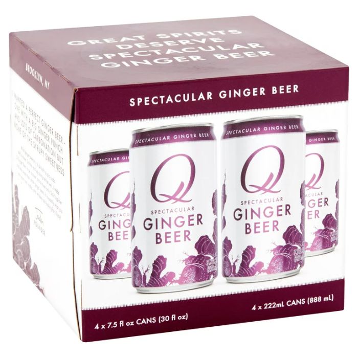Q Tonic – Ingwerlimonade Tropical, 30 fl oz – Packung mit 6 Stück