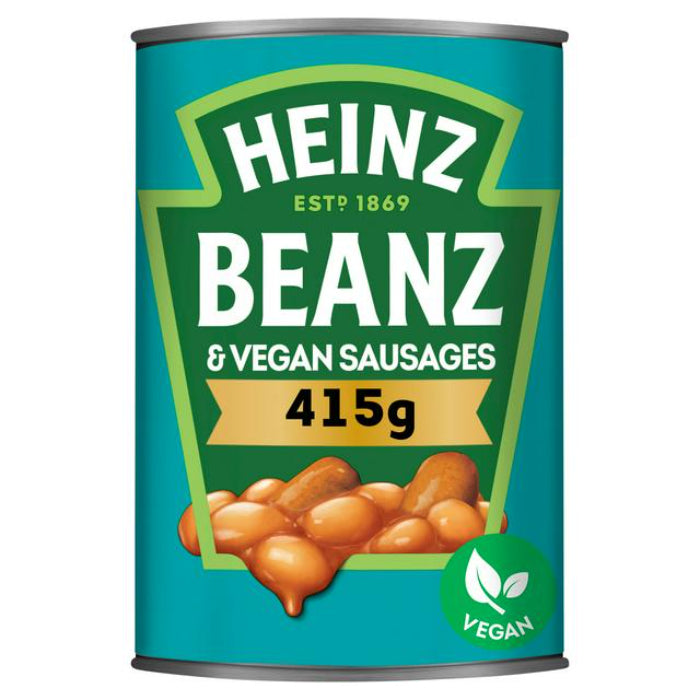 Heinz Gebackene Bohnen und vegane Würste, 415g