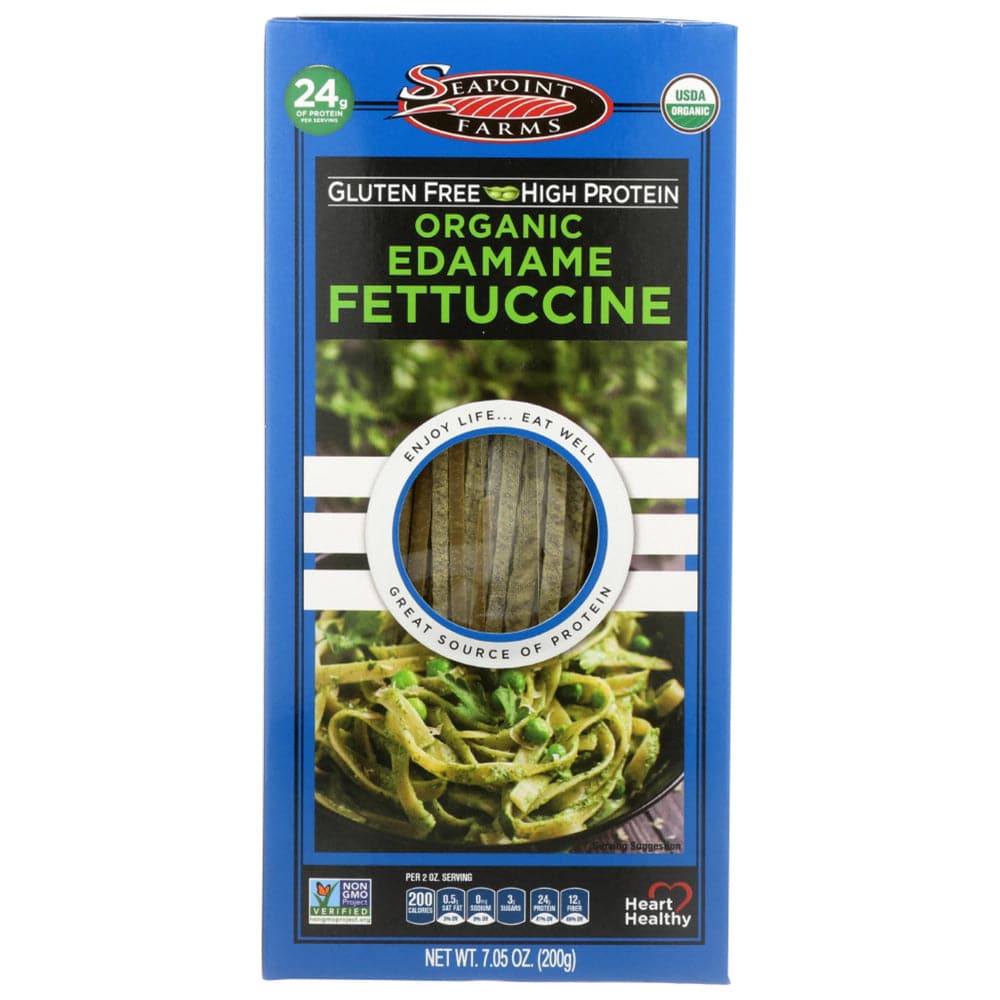 Seapoint Farms – Edamame Fettuccine Pasta aus kontrolliert biologischem Anbau