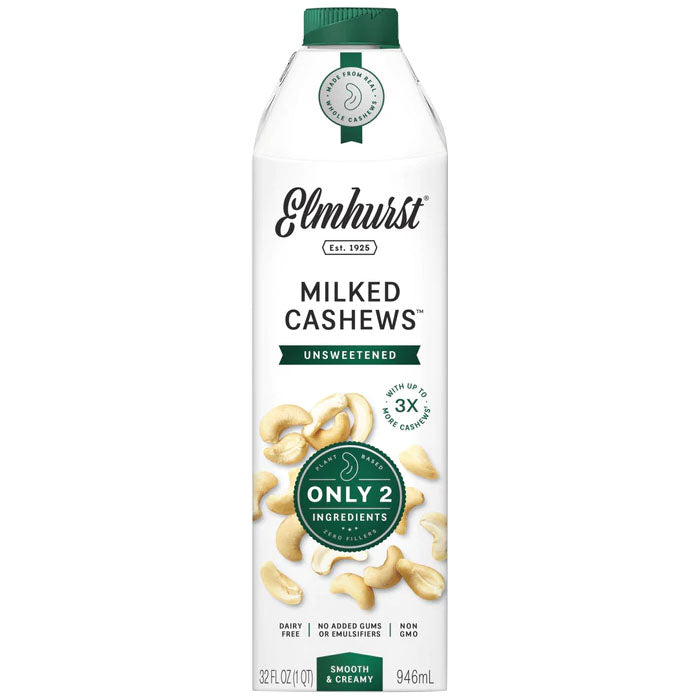 Elmhurst – ungesüßte Cashewmilch, 32 fl oz – Online kaufen bei PlantX