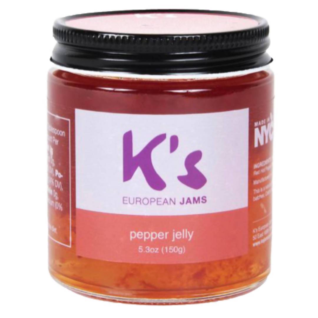 K's European Pfeffer Jelly Glas – 6 Gläser x 5,3 oz Behälter