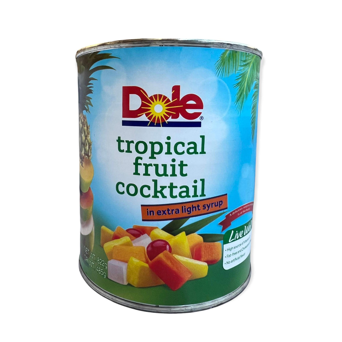 Dole Tropical fruit Cocktail in extra leichten Sirup – 822 g