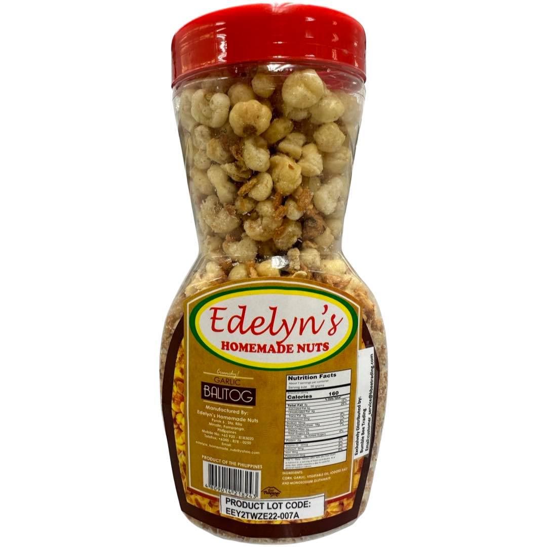 Edelyn's – Hausgemachte Nüsse – Knoblauch Balitog Glas – 195 G