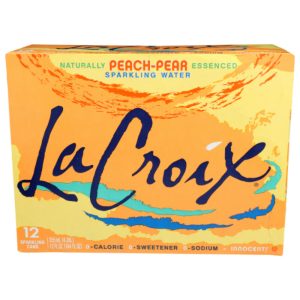 La Croix – sprudelnd Wasser Pfirsich Birne, 144 fl oz (12-Pack) | 2er-Pack