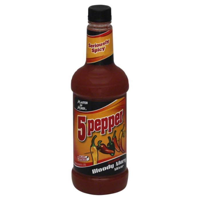 Master of Mixes – Bloody Mary 5-Pfeffer Mischung, 33,8 fl oz – Packung mit 6 Stück