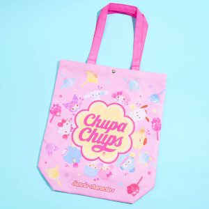 Sanrio Zeichen x Chupa Chups Einkaufstasche – Rosa