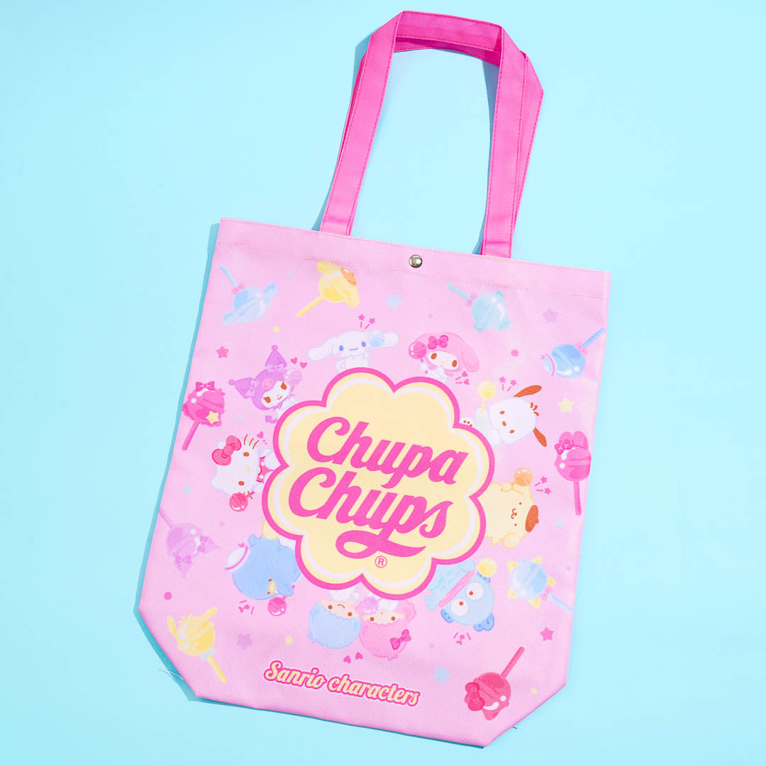 Sanrio Zeichen x Chupa Chups Einkaufstasche – Rosa