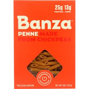 Banza Chickpea Nudeln – Nudel-Penne-Kichererbse – – 8oz