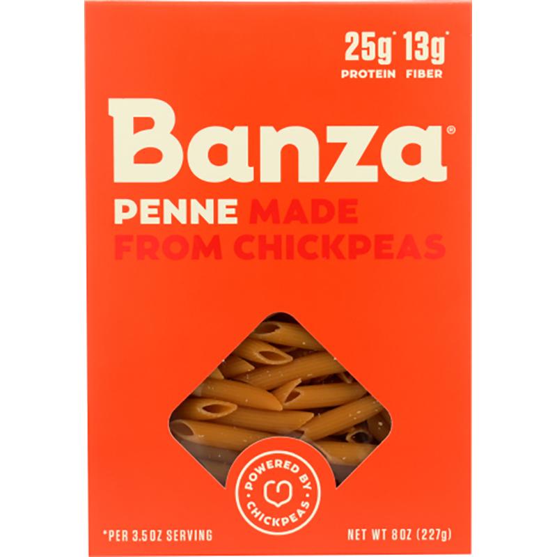 Banza Kichererbsen Pasta – Pasta Penne Kichererbsen – 8oz